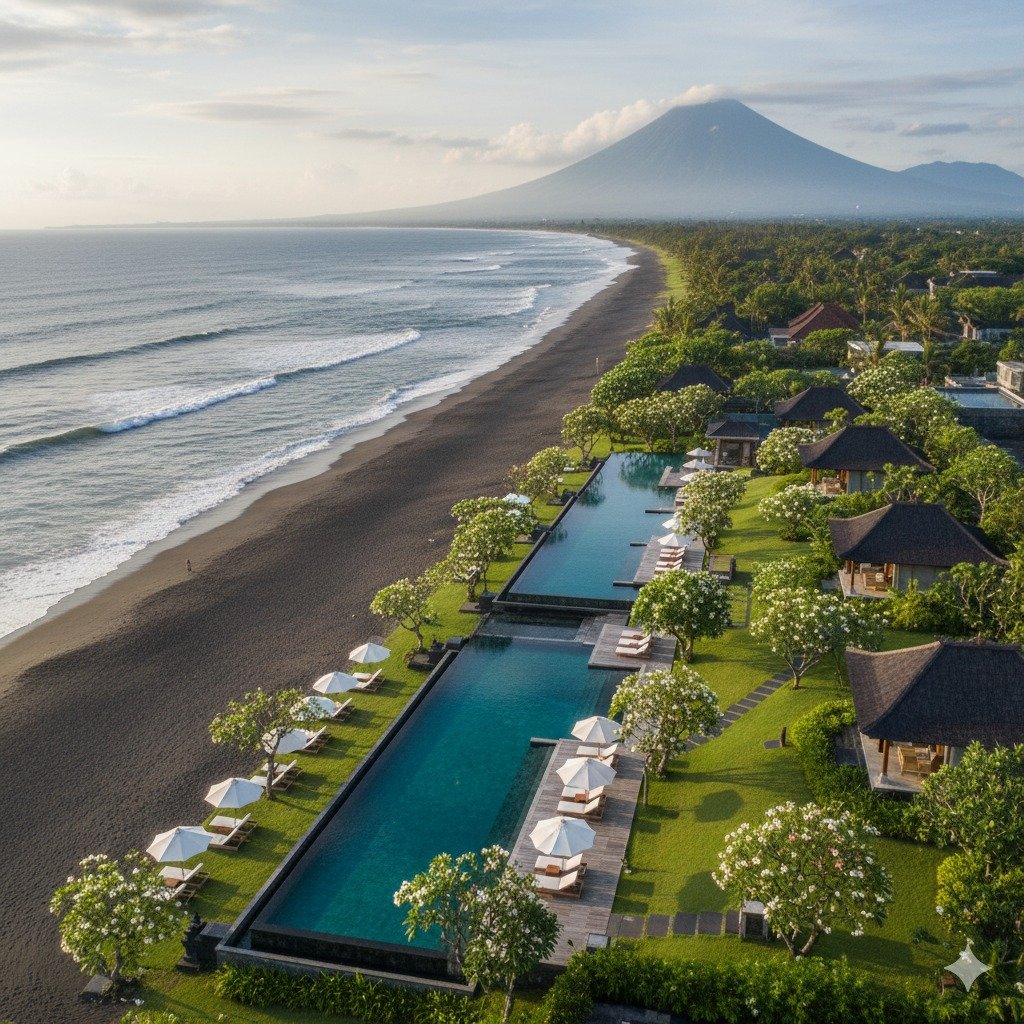 Best beach hotels in Bali Indonesia with ocean views and infinity pools